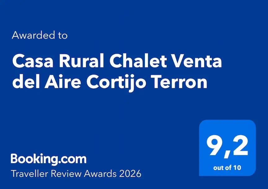 Puntuación Booking reconocimiento Chalet Venta del Aire Cortijo Terrón